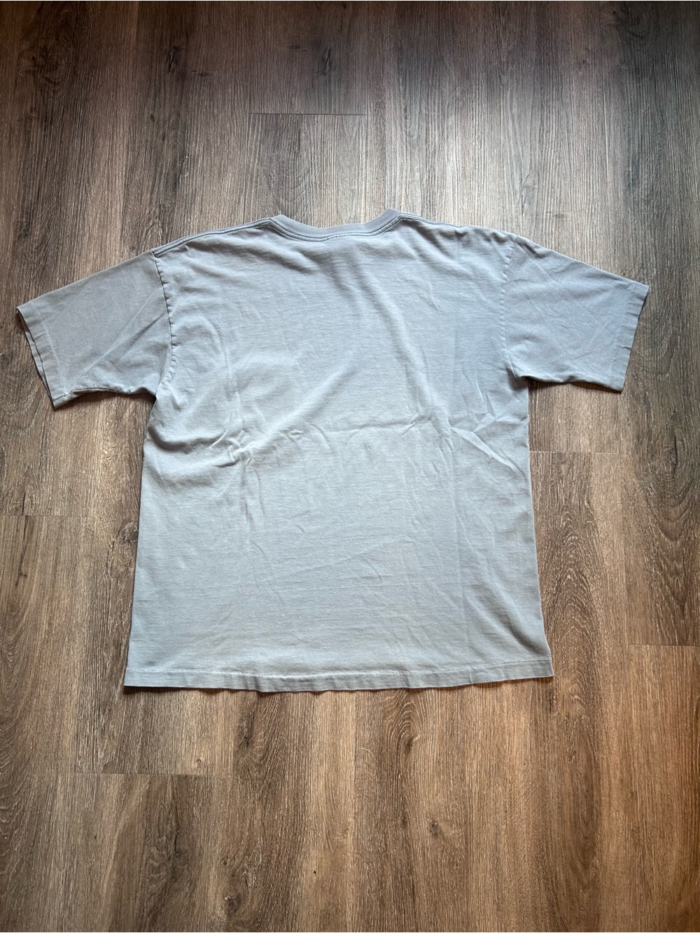 Vintage 90s Gap Original Pocket-T Sz Large Gray Made In USA Single Stitch - Picture 7 of 7